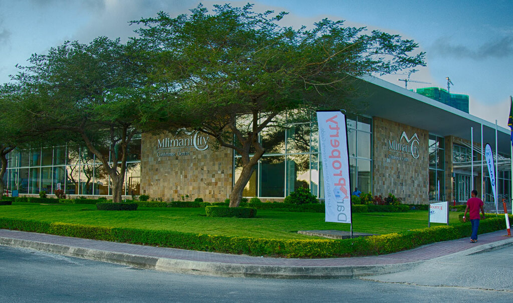 Mlimani City Shopping Mall and parking area